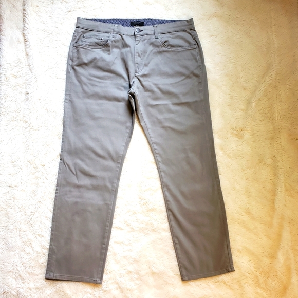 36R Ted Baker Jeans. Soft. Grey. London. EUC. - Picture 1 of 6